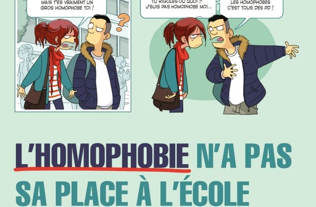 La Campagne Du Gouvernement Contre L Homophobie L Cole Est Lanc E