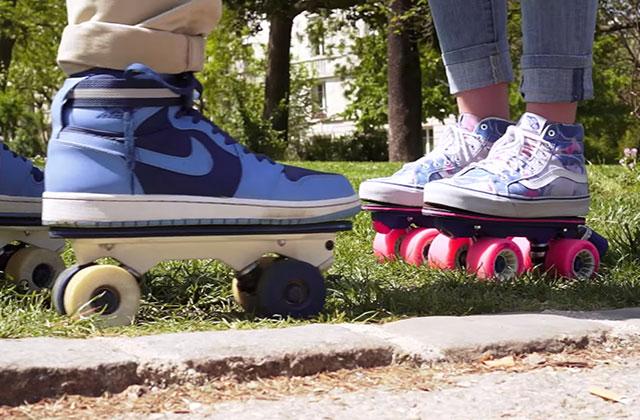 On Wheelz, l'invention pour faire du roller avec ses baskets de ville -  Madmoizelle