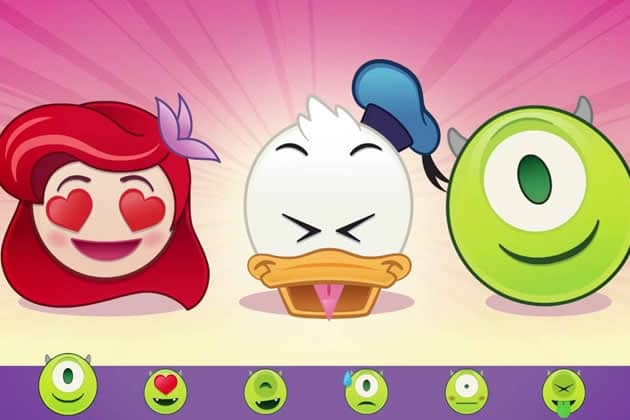 des emojis disney et pixar
