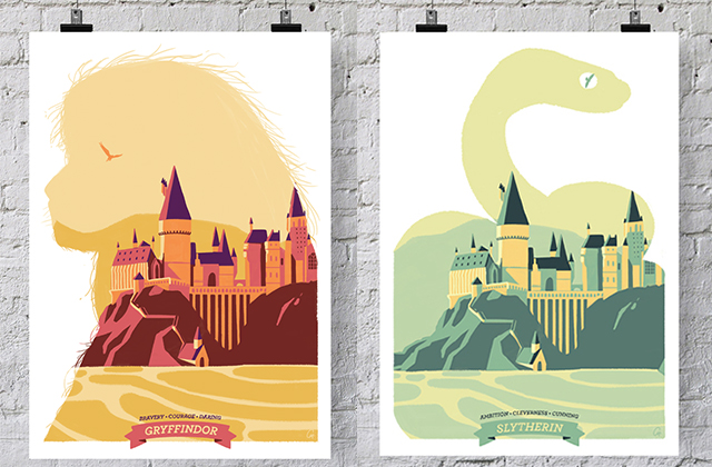 Les Affiches Harry Potter Realisees Par Cy Madmoizelle Com