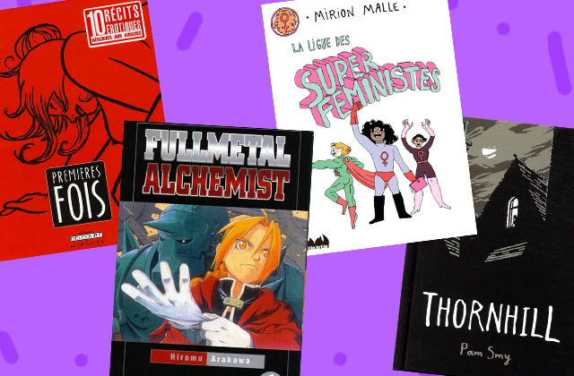 Érotisme, Bande dessinée, Littérature pour adultes - 10 livres 